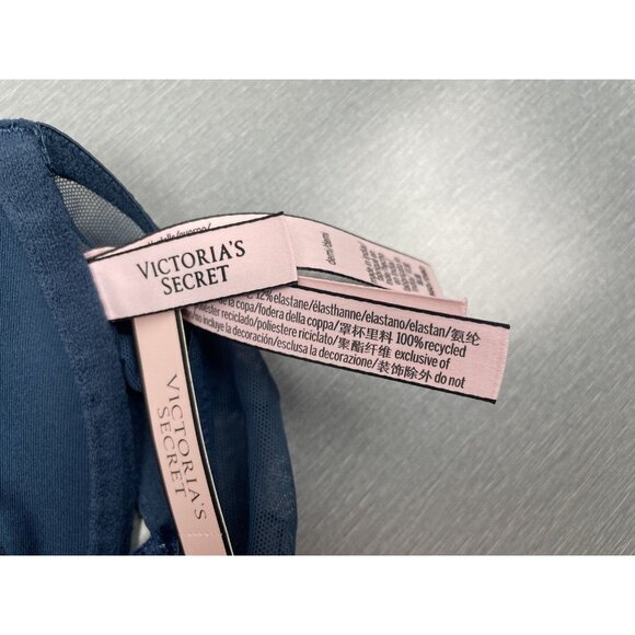Victoria’s Secret Sexy Tee Lightly-Lined Demi Bra Lace Front Close 36 D - Picture 5 of 9